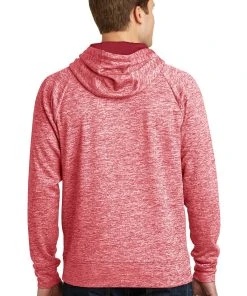 Sport-Tek Men's PosiCharge Electric Heather Fleece Hooded Pullover -Bulkthreads store 85120245