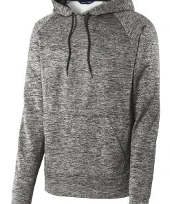 Sport-Tek Men's PosiCharge Electric Heather Fleece Hooded Pullover -Bulkthreads store 85120707