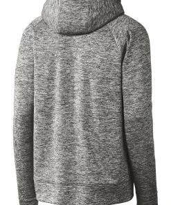 Sport-Tek Men's PosiCharge Electric Heather Fleece Hooded Pullover -Bulkthreads store 85120708