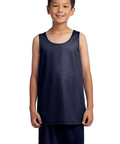 Sport-Tek Youth PosiCharge Classic Mesh Reversible Tank YST500 -Bulkthreads store 85123337