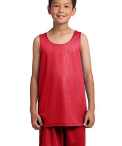 Sport-Tek Youth PosiCharge Classic Mesh Reversible Tank YST500 -Bulkthreads store 85123422