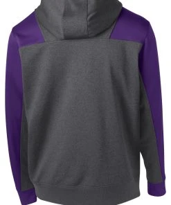 Sport-Tek Men's Tech Fleece Colorblock 1/4-Zip Hooded Sweatshirt -Bulkthreads store 85123447