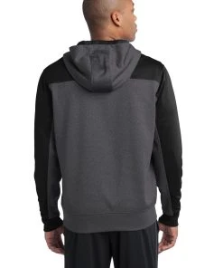 Sport-Tek Men's Tech Fleece Colorblock 1/4-Zip Hooded Sweatshirt -Bulkthreads store 85123802