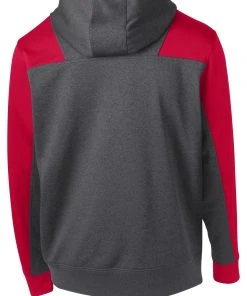 Sport-Tek Men's Tech Fleece Colorblock 1/4-Zip Hooded Sweatshirt -Bulkthreads store 85124338