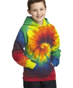 Port & Company Youth Tie-Dye Pullover Hooded Sweatshirt PC146Y -Bulkthreads store 85127633
