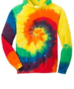 Port & Company Youth Tie-Dye Pullover Hooded Sweatshirt PC146Y -Bulkthreads store 85127635