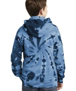 Port & Company Youth Tie-Dye Pullover Hooded Sweatshirt PC146Y -Bulkthreads store 85127678