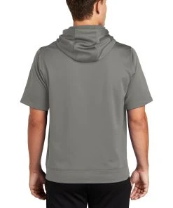 Sport-Tek Men's Sport-Wick Fleece Short Sleeve Hooded Pullover -Bulkthreads store 85130971