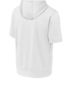 Sport-Tek Men's Sport-Wick Fleece Short Sleeve Hooded Pullover -Bulkthreads store 85131843