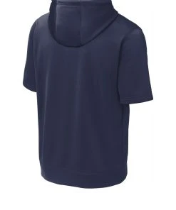 Sport-Tek Men's Sport-Wick Fleece Short Sleeve Hooded Pullover -Bulkthreads store 85132312