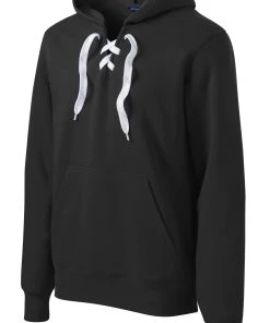 Sport-Tek Men's Lace Up Pullover Hooded Sweatshirt -Bulkthreads store 85137297