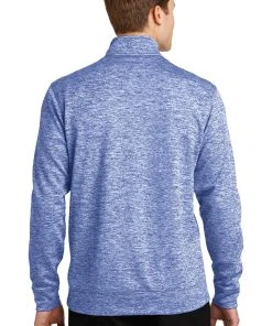 Sport-Tek Men's PosiCharge Electric Heather Fleece 1/4-Zip Pullover -Bulkthreads store 85137334