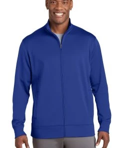 Sport-Tek Men's Sport-Wick Fleece Full-Zip Jacket -Bulkthreads store 85138075