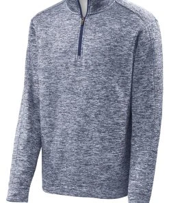 Sport-Tek Men's PosiCharge Electric Heather Fleece 1/4-Zip Pullover -Bulkthreads store 85138159