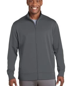 Sport-Tek Men's Sport-Wick Fleece Full-Zip Jacket -Bulkthreads store 85138337