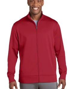 Sport-Tek Men's Sport-Wick Fleece Full-Zip Jacket -Bulkthreads store 85139662