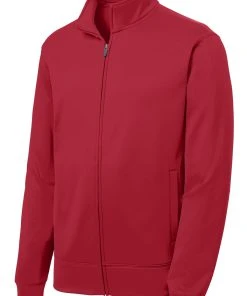 Sport-Tek Men's Sport-Wick Fleece Full-Zip Jacket -Bulkthreads store 85139664