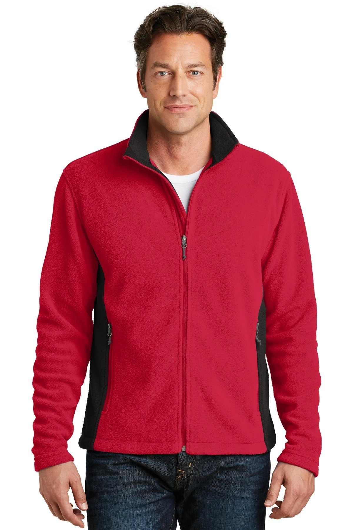Port Authority Colorblock Value Fleece Jacket. F216 2 Port Authority Colorblock Value Fleece Jacket. F216 - Image 2