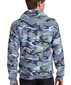 Port & Company - Men's Core Fleece Camo Pullover Hooded Sweatshirt -Bulkthreads store 85145387