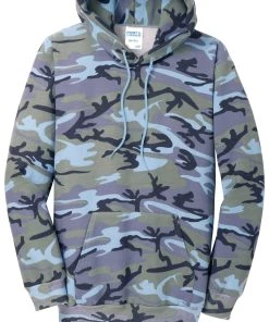 Port & Company - Men's Core Fleece Camo Pullover Hooded Sweatshirt -Bulkthreads store 85145391