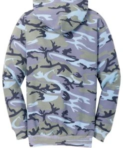 Port & Company - Men's Core Fleece Camo Pullover Hooded Sweatshirt -Bulkthreads store 85145393