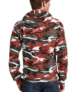 Port & Company - Men's Core Fleece Camo Pullover Hooded Sweatshirt -Bulkthreads store 85145645