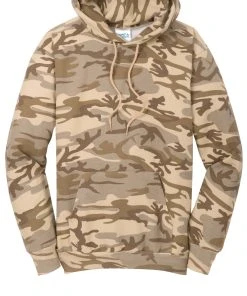 Port & Company - Men's Core Fleece Camo Pullover Hooded Sweatshirt -Bulkthreads store 85145700