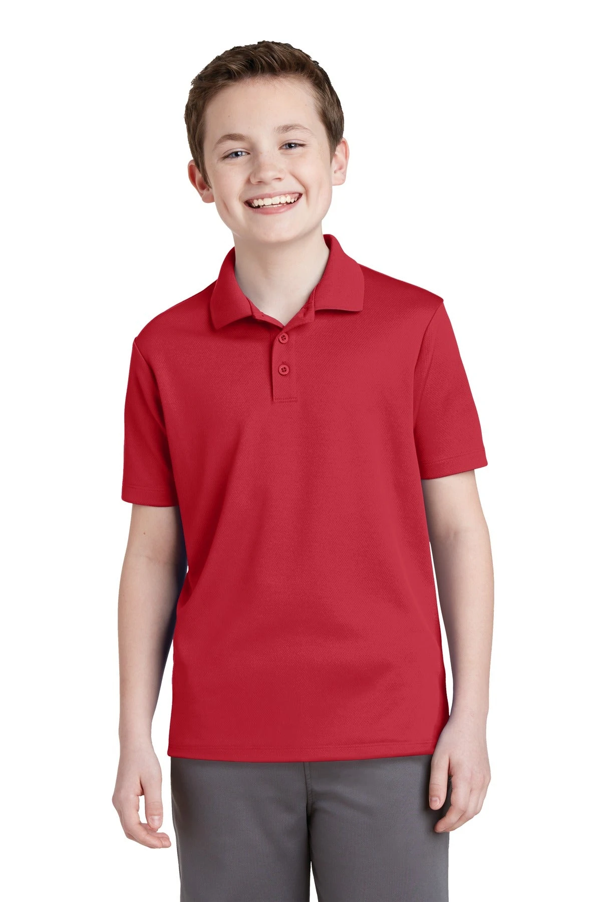 Sport-Tek Youth PosiCharge RacerMesh Polo YST640 6 Sport-Tek Youth PosiCharge RacerMesh Polo YST640 - Image 6