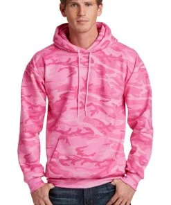 Port & Company - Men's Core Fleece Camo Pullover Hooded Sweatshirt -Bulkthreads store 85146264