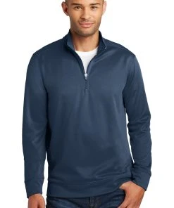 Port & Company - Men's Performance Fleece 1/4-Zip Pullover Sweatshirt -Bulkthreads store 85148311