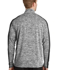 Sport-Tek Men's PosiCharge Electric Heather Colorblock 1/4-Zip Pullover -Bulkthreads store 85157662