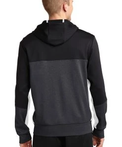Sport-Tek Men's Tech Fleece Colorblock Full-Zip Hooded Jacket -Bulkthreads store 85161563