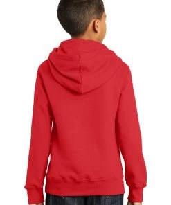 Port & Company Youth Fan Favorite Fleece Pullover Hooded Sweatshirt PC850YH -Bulkthreads store 85163424