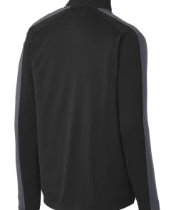 Sport-Tek Men's Sport-Wick Textured Colorblock 1/4-Zip Pullover -Bulkthreads store 85163613