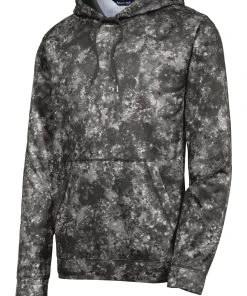 Sport-Tek Men's Sport-Wick Mineral Freeze Fleece Hooded Pullover -Bulkthreads store 85163759