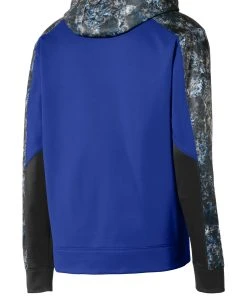 Sport-Tek Men's Sport-Wick Mineral Freeze Fleece Colorblock Hooded Pullover -Bulkthreads store 85164493