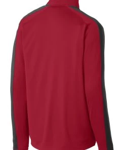 Sport-Tek Men's Sport-Wick Textured Colorblock 1/4-Zip Pullover -Bulkthreads store 85165122