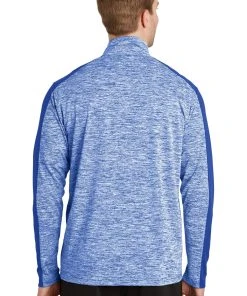 Sport-Tek Men's PosiCharge Electric Heather Colorblock 1/4-Zip Pullover -Bulkthreads store 85165124
