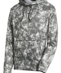 Sport-Tek Men's Sport-Wick Mineral Freeze Fleece Hooded Pullover -Bulkthreads store 85165296