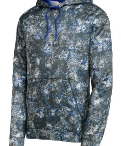Sport-Tek Men's Sport-Wick Mineral Freeze Fleece Hooded Pullover -Bulkthreads store 85165631