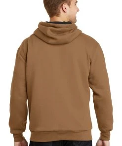 CornerStone Men's Heavyweight Full-Zip Hooded Sweatshirt With Thermal Lining CS620 -Bulkthreads store 85167000