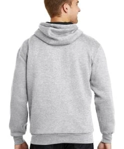 CornerStone Men's Heavyweight Full-Zip Hooded Sweatshirt With Thermal Lining CS620 -Bulkthreads store 85167423