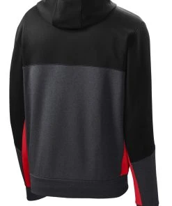 Sport-Tek Men's Tech Fleece Colorblock Full-Zip Hooded Jacket -Bulkthreads store 85168712