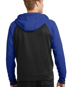 Sport-Tek Men's Sport-Wick Varsity Fleece Full-Zip Hooded Jacket -Bulkthreads store 85168939