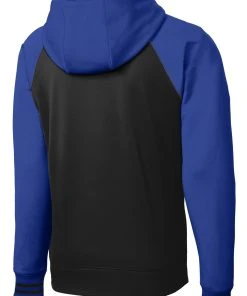 Sport-Tek Men's Sport-Wick Varsity Fleece Full-Zip Hooded Jacket -Bulkthreads store 85168941