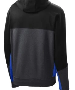Sport-Tek Men's Tech Fleece Colorblock Full-Zip Hooded Jacket -Bulkthreads store 85169001