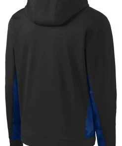 Sport-Tek Men's Sport-Wick CamoHex Fleece Colorblock Hooded Pullover -Bulkthreads store 85169218