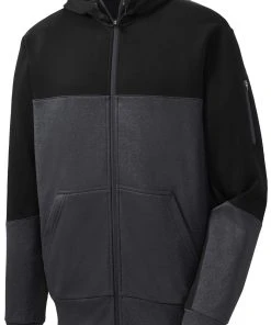 Sport-Tek Men's Tech Fleece Colorblock Full-Zip Hooded Jacket -Bulkthreads store 85169411