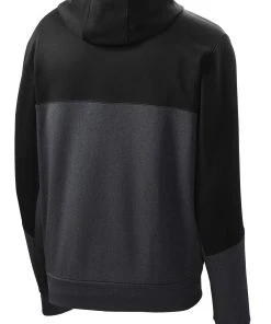 Sport-Tek Men's Tech Fleece Colorblock Full-Zip Hooded Jacket -Bulkthreads store 85169412