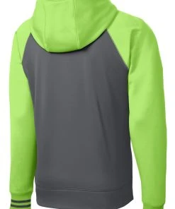 Sport-Tek Men's Sport-Wick Varsity Fleece Full-Zip Hooded Jacket -Bulkthreads store 85169629